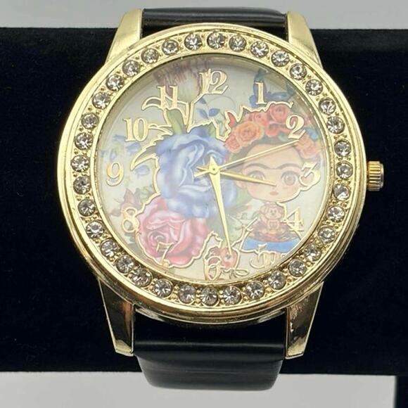 Gold Frida Kahlo Men’s Watch - Picture 2 of 5
